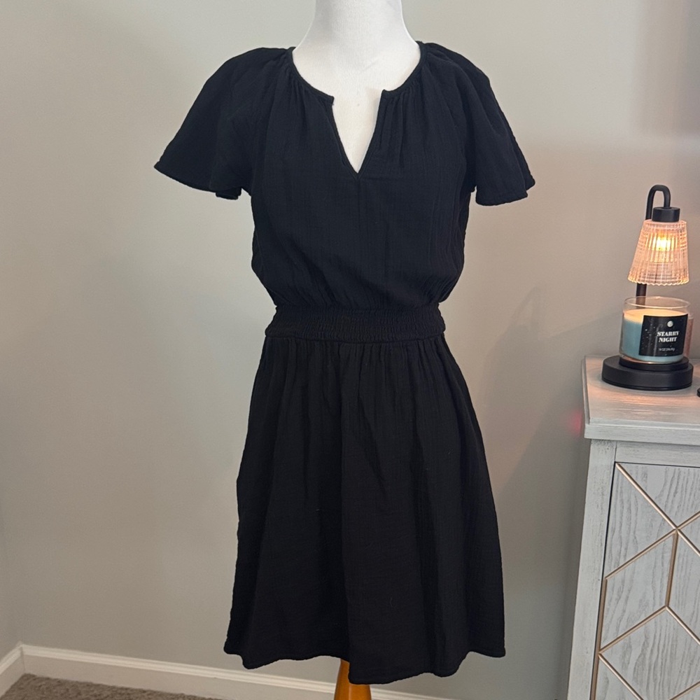 LOFT Black Mini Dress, XS